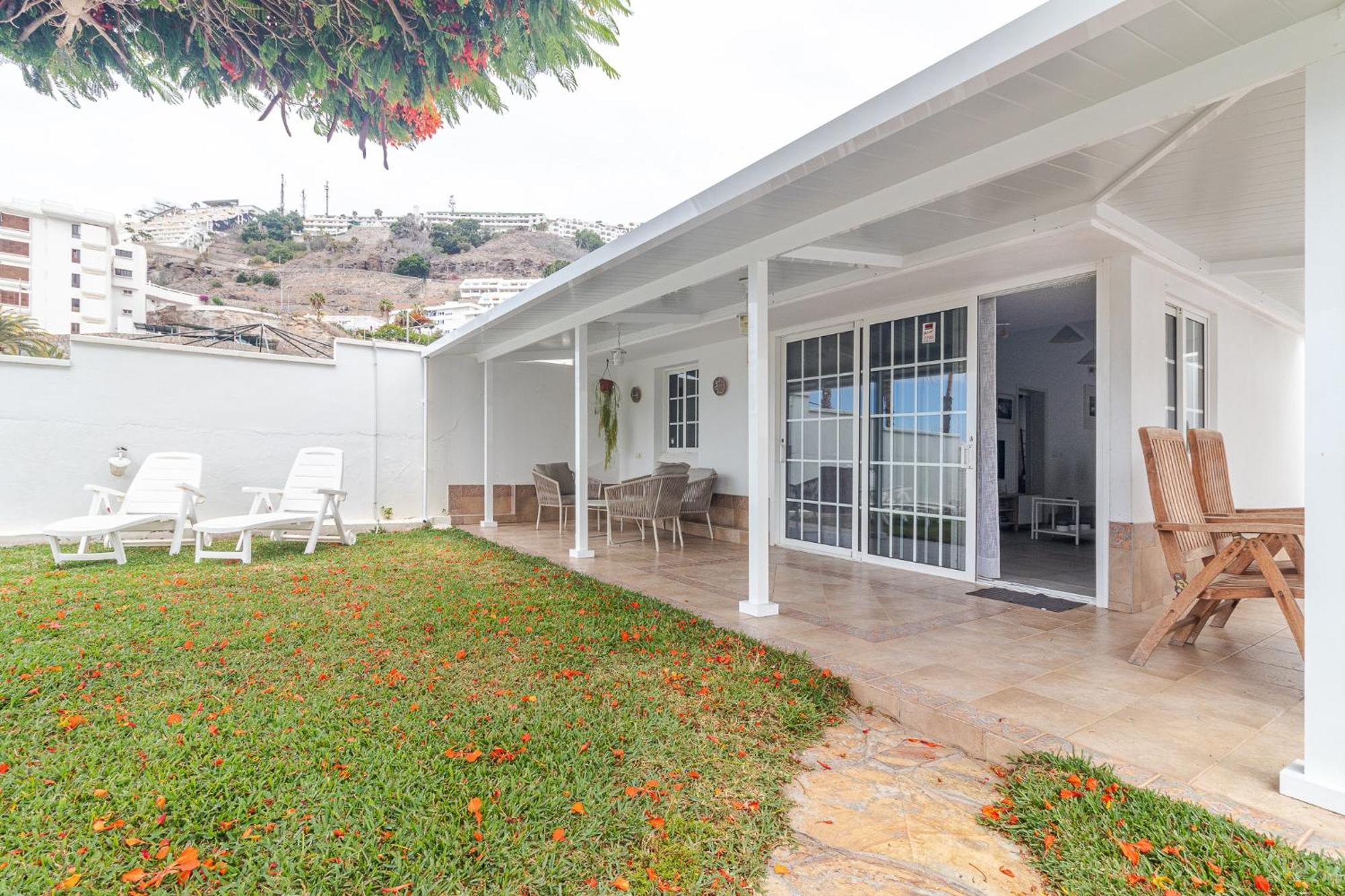 Vila Flatguest Orinoco + Pool + Terrace + Garden Mogán Exteriér fotografie